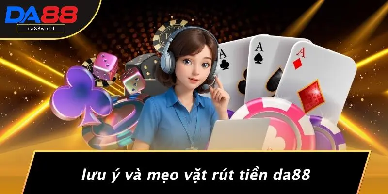 RÚT TIỀN DA88 3 Lưu Ý Và Mẹo Vặt Rút Tiền DA88